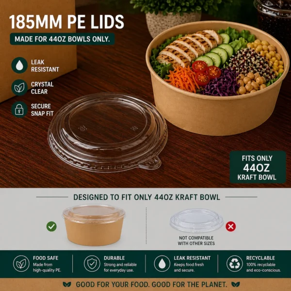 44oz Kraft Salad Bowl Lid