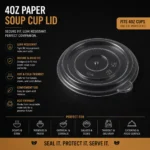 4oz Paper Soup Cup Lid