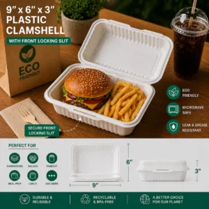 9x6x3″ Plastic Clamshell