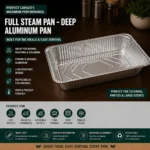 Aluminum Full Steam Pan - Deep
