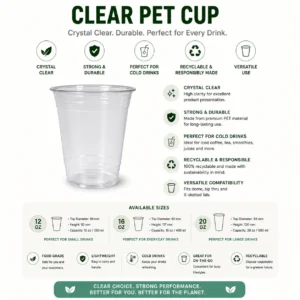 Clear PET Cup