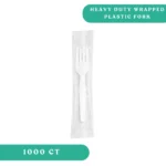 Heavy Duty Wrapped Plastic Forks