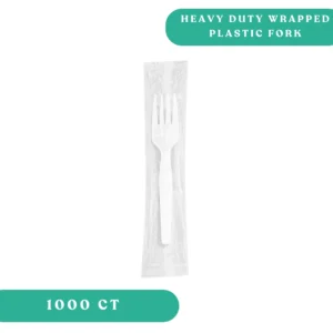 Heavy Duty Wrapped Plastic Forks