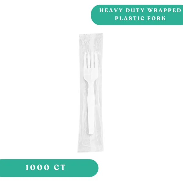 Heavy Duty Wrapped Plastic Forks