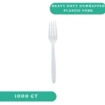 Heavy Weight Unwrapped Plastic Fork