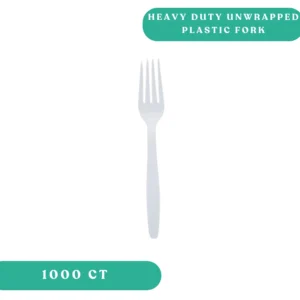 Heavy Weight Unwrapped Plastic Fork