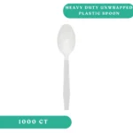 Heavy Weight Unwrapped Plastic Spoons