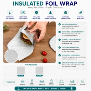 Insulated foil wrap