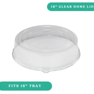 Pactiv - 16" Clear Round Catering Dome Lids