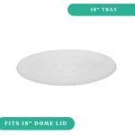 Pactiv - 16" Clear Round Catering Trays