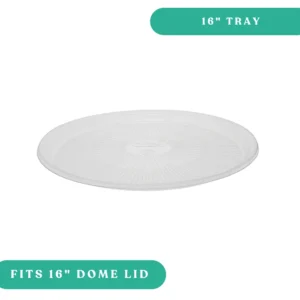 Pactiv - 16" Clear Round Catering Trays